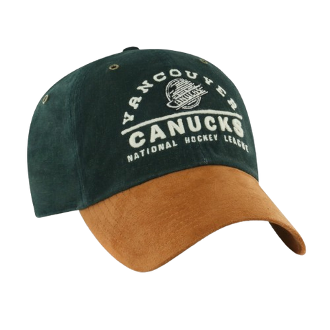 Vancouver Canucks '47 Brand Clean Up Windham Suede Hat - Vintage Black