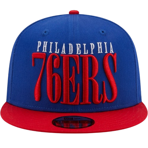 Philadelphia 76ers New Era 9FIFTY Snapback - Blue