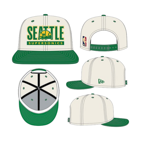 Seattle Supersonics New Era 9FIFTY Classic Snapback - Two-Tone