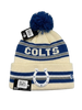 Indianapolis Colts New Era Cuffed Knit Toque with Pom – Cream