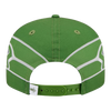 Seattle Seahawks Helmet Logo New Era 9Fifty NFL Rivalries Collection - Lime Green