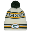 Green Bay Packers New Era Cuffed Knit Toque with Pom – Cream