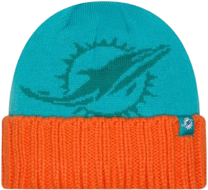 Miami Dolphins New Era Oversized Toque