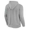 Miami Dolphins Vintage Logo Fanatics Label Maker Pullover Hoodie - Gray