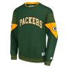 Green Bay Packers Starter Brand Pullover Sweatshirt - Green