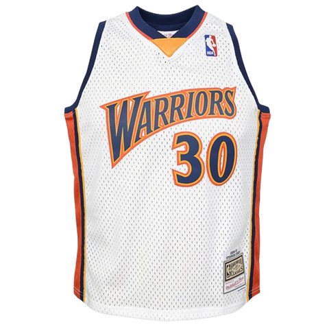 Youth Fit Steph Curry Golden State Warriors Mitchell & Ness '09/10 Hardwood Classic Jersey - White