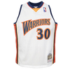Youth Fit Steph Curry Golden State Warriors Mitchell & Ness '09/10 Hardwood Classic Jersey - White