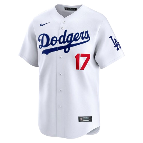 Los Angeles Dodgers Shohei Ohtani Japanese Kanji Nike Home Limited Jersey - White