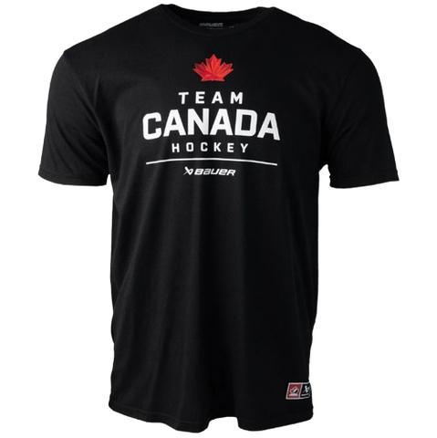 Bauer Hockey Canada Olympic Stacked T-Shirt - Black