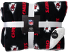 Kansas City Chiefs Faux Sherpa Lined Blanket With Soft Coral Fleece - Black