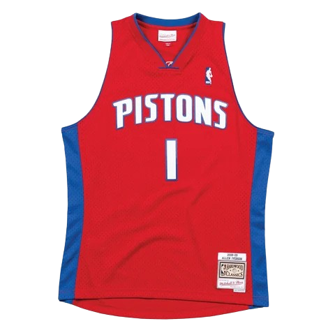 Mitchell & Ness Vintage Detroit Pistons Allen Iverson Jersey ('08-09) - Red
