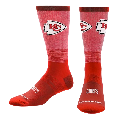 Kansas City Chiefs Business Socks Men's Size 10-13