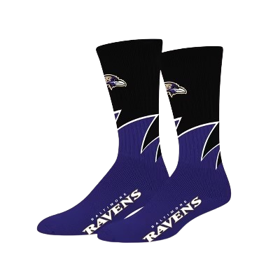 Baltimore Ravens Socks Men's Size 10-13