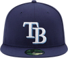 Tampa Bay Rays New Era 59FIFTY Pro Fit Hat - Navy