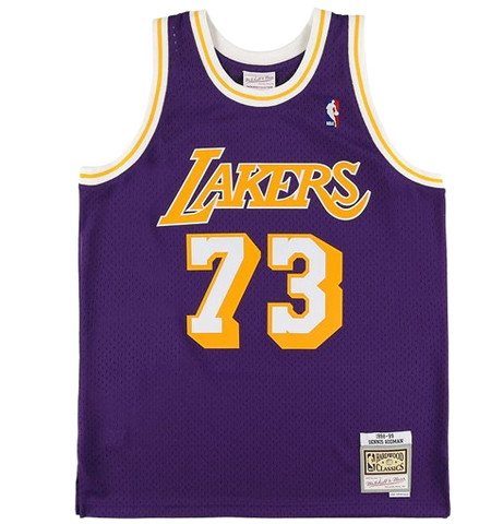 Mitchell & Ness Vintage Los Angeles Lakers Dennis Rodman Jersey ('98/'99) - Purple