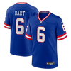 New York Giants Jaxson Dart Alternate 2 Nike Game Jersey - Blue