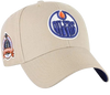Edmonton Oilers Sure Shot 47 MVP Hat - Khaki
