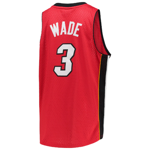 Miami Heat Dwyane Wade Mitchell & Ness Vintage Jersey ('05-'06) - Red