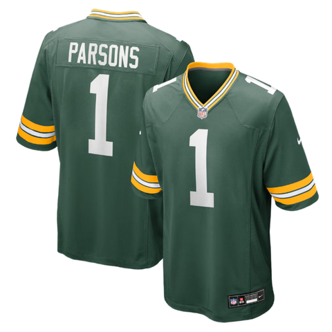 Green Bay Packers Micah Parsons Home Game Jersey - Green