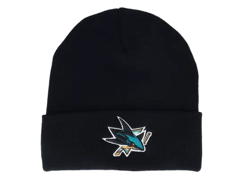 San Jose Sharks Vintage Single Fold Toque - Black