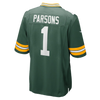 Green Bay Packers Micah Parsons Home Game Jersey - Green