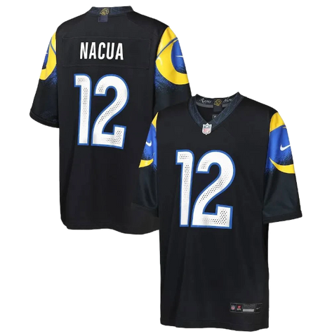 Los Angeles Rams Puka Nacua NFL Rivalries Nike Game Jersey - Midnight Navy
