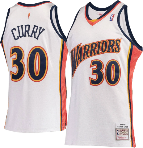 Golden State Warriors Steph Curry Mitchell & Ness Vintage Jersey ('09/'10) - White