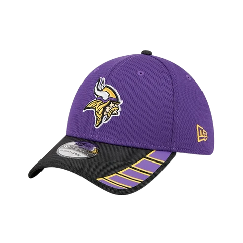 Minnesota Vikings New Era 39THIRTY Visor Hit 2.0 Stretch Fit - Purple