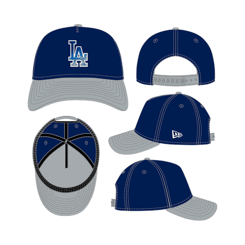 Los Angeles Dodgers Gradient A-Frame 9FORTY Adjustable - Blue/Gray