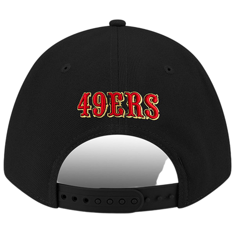 San Francisco 49ers Rivalries M-Crown 9FORTY Adjustable One Size Hat - Black