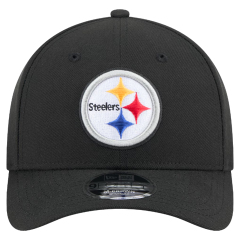 Pittsburgh Steelers M-Crown 9FORTY Adjustable One Size Hat - Black