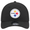 Pittsburgh Steelers M-Crown 9FORTY Adjustable One Size Hat - Black