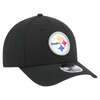 Pittsburgh Steelers M-Crown 9FORTY Adjustable One Size Hat - Black