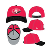 San Francisco 49ers Gradient A-Frame 9FORTY Adjustable - Red/Black