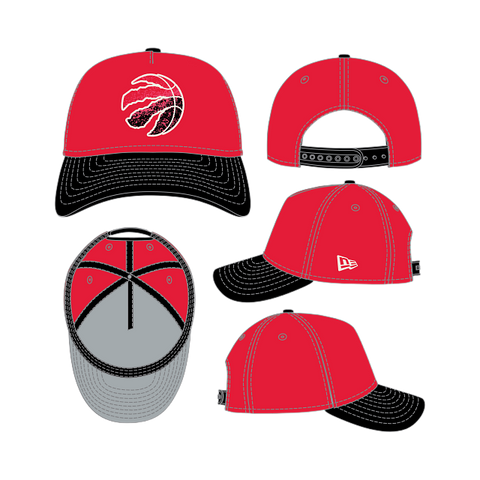 Toronto Raptors Gradient A-Frame 9FORTY Adjustable - Red/Black