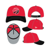 Toronto Raptors Gradient A-Frame 9FORTY Adjustable - Red/Black