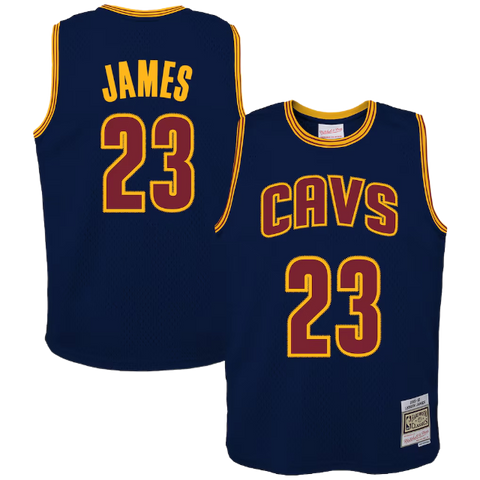 Cleveland Cavaliers Lebron James Mitchell & Ness Vintage Jersey ('15-16) - Navy