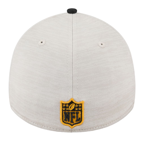 Pittsburgh Steelers New Era 39THIRTY Vintage Logo Stretch Fit - Cream