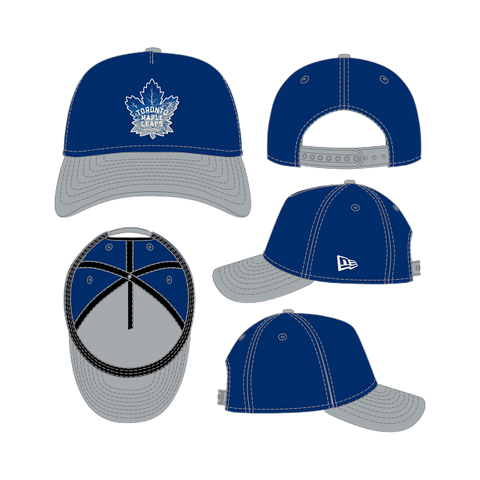 Toronto Maple Leafs Gradient A-Frame 9FORTY Adjustable - Blue/Grey