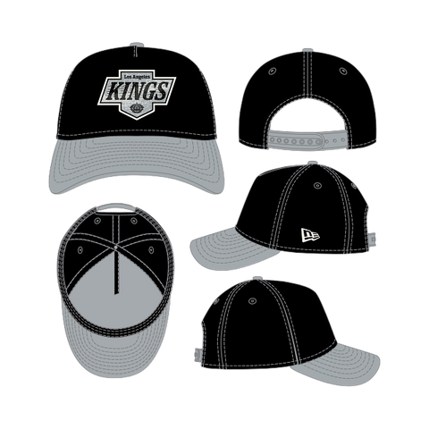Los Angeles Kings Gradient A-Frame 9FORTY Adjustable - Black/Grey