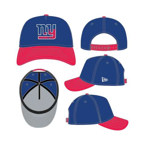 New York Giants Gradient A-Frame 9FORTY Adjustable - Blue/Red