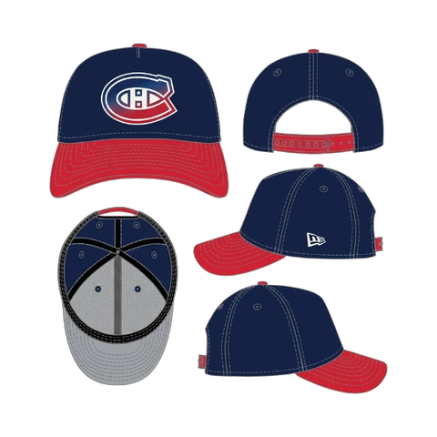 Montreal Canadiens Gradient A-Frame 9FORTY Adjustable - Midnight Navy/Red