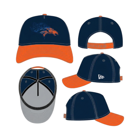 Denver Broncos Gradient A-Frame 9FORTY Adjustable - Midnight Navy/Orange