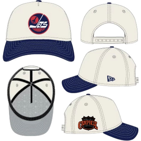 Winnipeg Jets Vintage New Era 9FORTY A-Frame Snapback - Two-Tone