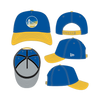 Golden State Warriors Gradient A-Frame 9FORTY Adjustable - Blue/Yellow