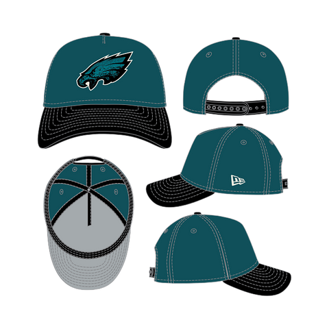 Philadelphia Eagles Gradient A-Frame 9FORTY Adjustable - Fir/Black