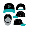 Vancouver Grizzlies Gradient A-Frame 9FORTY Adjustable - Black/Teal
