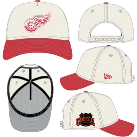 Detroit Red Wings New Era 9FORTY A-Frame Snapback - Two-Tone