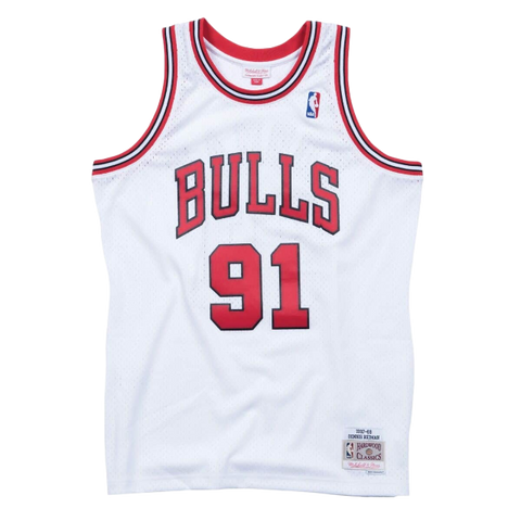 Chicago Bulls Dennis Rodman Mitchell & Ness Vintage Jersey ('97/'98) - White