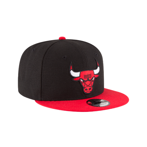 Chicago Bulls New Era 9FIFTY Snapback - Black & Red